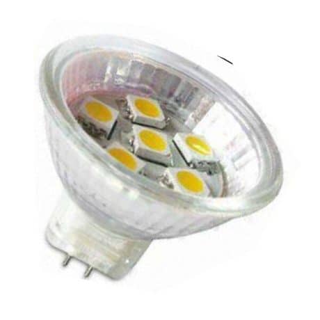 MR11/GU4 Led Spot 6 SMD Warm wit