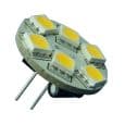 MR11/GU4 LED verlichting 6 SMD Warm wit pins achter