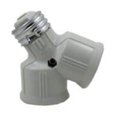Verloopfitting E27 Naar 2 x E27