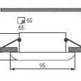 Trap- en Wand armatuur Chroom