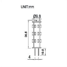 afmetingen led staaf 27 smd boot camper caravan 12v 24v 10-30volt