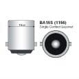 BA15S naar MR11 fitting 12 of 24 volt