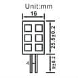 G4 gu4 6 smd lang afmetingen led lamp boot verliuchting multie voltage 10-30v 12v 24v warm wit
