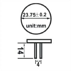 afmetingen BACK pin Gu gu4 6 smd led lamp boot verliuchting multie voltage 10-30v 12v 24v warm wit