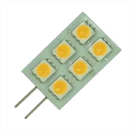 Gu gu4 6 smd lang camper led lamp boot verlichting multie voltage 10-30v 12v 24v