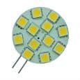 G4 /GU4/ mr11 multi-voltage LED Warm wit 12 SMD 12v 24v