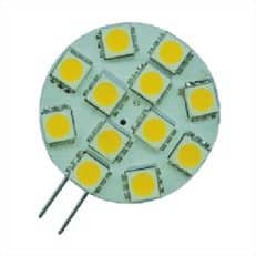 G4 /GU4/ mr11 multi-voltage LED Warm wit 12 SMD 12v 24v