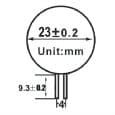 G4 / GU4 led lamp 3 SMD LED Warm wit