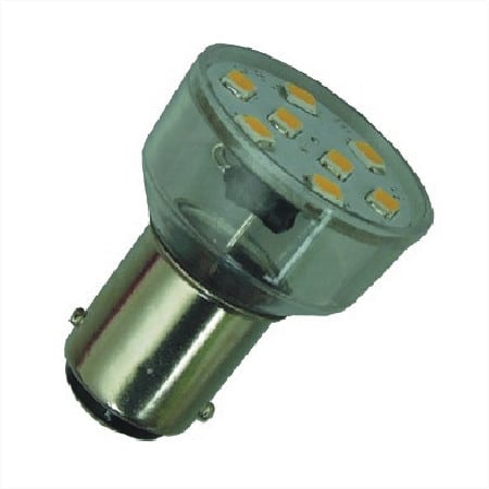 BA15s LED Spot 12V en 24V Warm wit-0