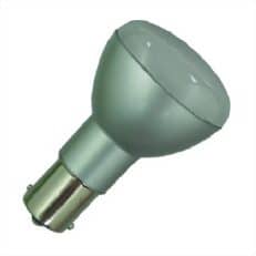 BAY15d LED Spot 12V en 24V Warm wit Melkglas