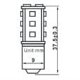 BA9s LED Lamp 12V en 24V Multi-voltage 15SMD-811