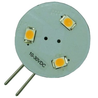 G4/GU4 led lamp 3 SMD LED Warm wit