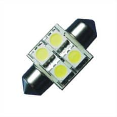 31MM S8 Festoon Buislamp 4SMD Warm wit