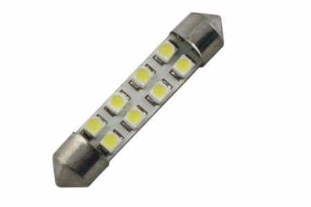 12V Multi-Voltage 42MM LED Buislamp 8SMD