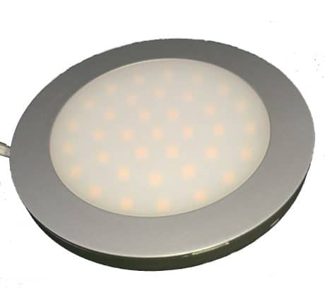 Opbouwspot met melkglas 12v 24v 10-30 volt
