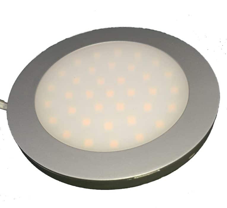 Opbouwspot met melkglas 12v 24v 10-30 volt