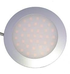 Opbouwspot met melkglas 3w 12v 24v 10-30 volt