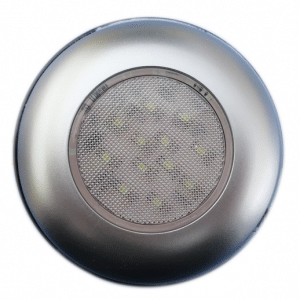 Opbouwspot zilver 12 volt 24 volt 10-30 volt