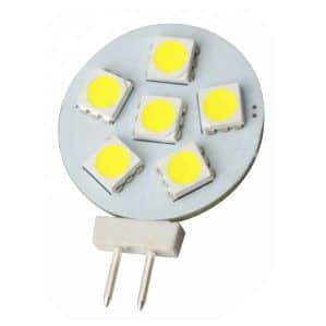 G4 GU4 6 smd rond led lamp multie voltage 24V-30V