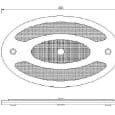 LED plafond / wandlamp 12volt en 24 volt