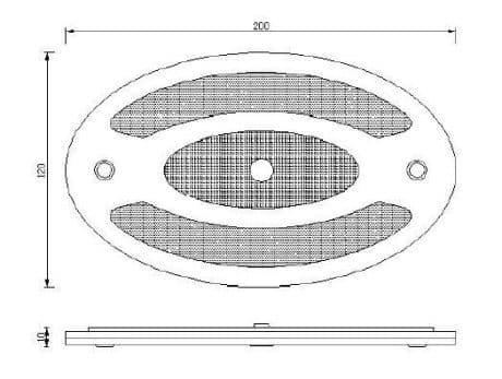 LED plafond / wandlamp 12volt en 24 volt