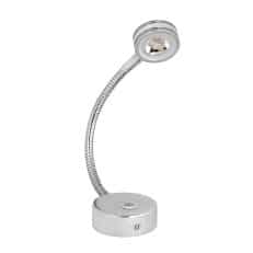 12v, 24v, LED kaartleeslamp, zwanenhals en TOUCH dimmer schakelaar. voor o.a camper, boot of caravan
