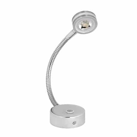 12v, 24v, LED kaartleeslamp, zwanenhals en TOUCH dimmer schakelaar. voor o.a camper, boot of caravan