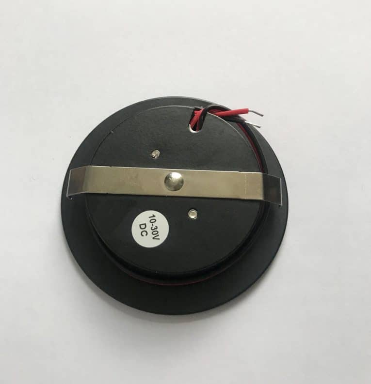 Platte inbouwspot 12v en 24v achterkant