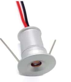 12v mini led spot zilver