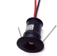 12v mini led spot zwart